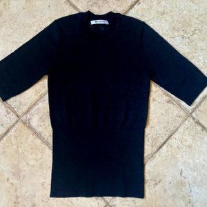 T by Alexander Wang Size S Black Viscose Knit Top